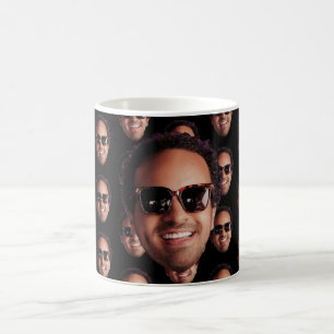 Mug Photo de visage personnalisée amusante