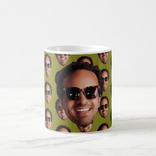 Mug Photo de visage personnalisée amusante