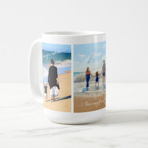Mug Photo de votre famille Collage de café Exemple de