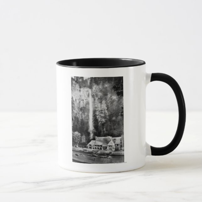 Mug Photo des chutes Multnomah et de la loge (Droite)