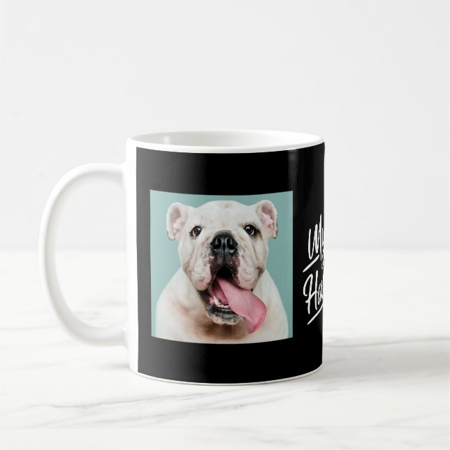 Mug Photo Dog Paw (Gauche)