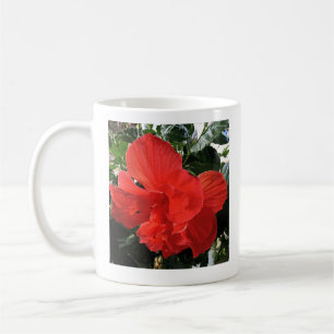Mug Photo d'Orange Double Hibiscus Bible Verse