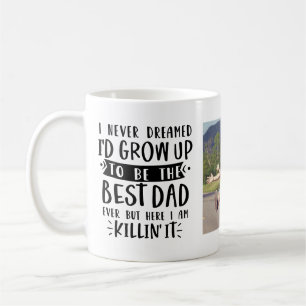 Mug Photo drôle personnalisé Meilleur Papa Ever