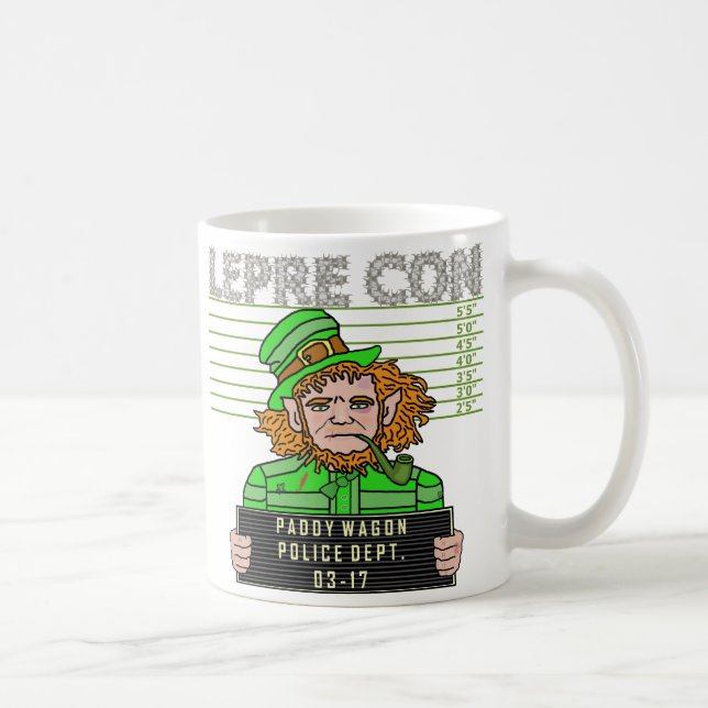 Mug Photo drôle v1 de Leprecon de lutin (Droite)
