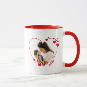 Mug photo du cadre cardiaque