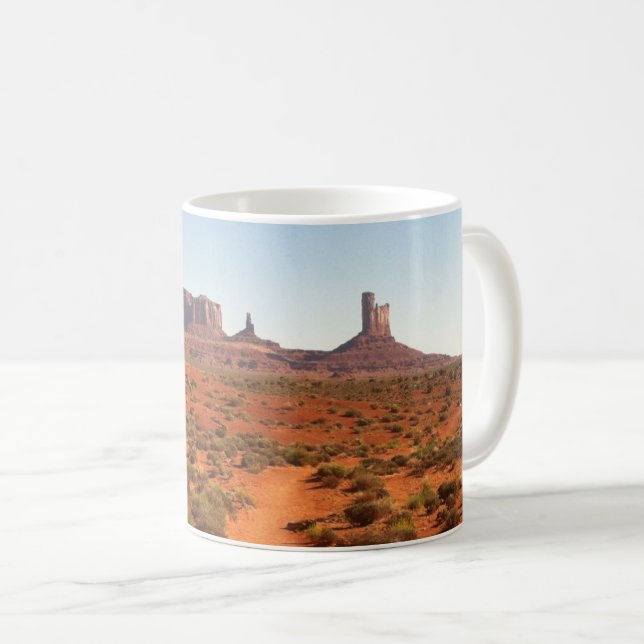 Mug Photo du désert de la Vallée du Monument à Utah (Devant droit)
