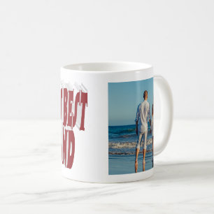 Mug Photo du mari avec texte bordeaux
