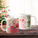 Mug Photo Elegant Floral Baby's First Christmas<br><div class="desc">Célébrez le premier Noël de votre bébé chaque matin avec une touche d'élégance et de joie. Notre photo Elegant Floral Baby's First Christmas Coffee Mug est le mélange parfait de beauté et de sentimentalité, faisant de chaque gorgée un rappel de cette étape spéciale. : Elégant Design Floral : Orné de...</div>