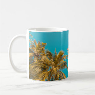Mug Photo en angle bas des cocotiers