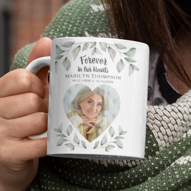 Mug Photo En Forme De Coeur Mémorial Pour Toujours Dan (Créateur téléchargé)