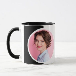 Mug Photo en noir et blanc MUA Café élégant