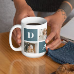 Mug Photo et cadeaux de papa vert et de collage modern<br><div class="desc">Un collage moderne photo pères est un cadeau personnalisé qui combine plusieurs photos d'un père ou d'une figure paternelle d'une manière créative et élégante. Il s'agit de sélectionner plusieurs images significatives et de les arranger dans un format de collage, souvent avec des conceptions qui se chevauchent ou ressemblent à une...</div>