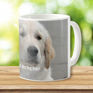 Mug Photo et nom personnalisés Golden Retriever Dog