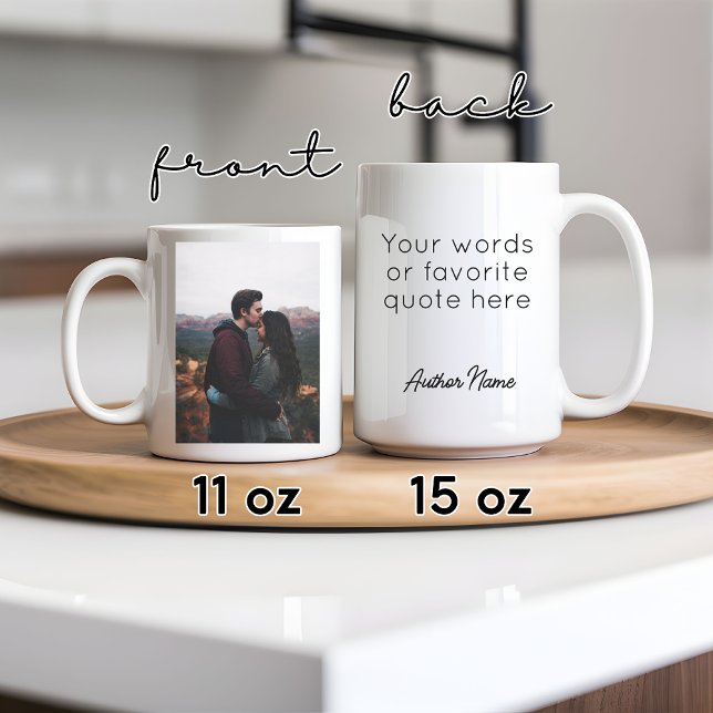 Mug Photo et nom personnalisés Mug, cadeau de Valentin (custom name mug, Valentine’s Day gift mug, girlfriend gift mug, women’s gift mug, birthday mug )