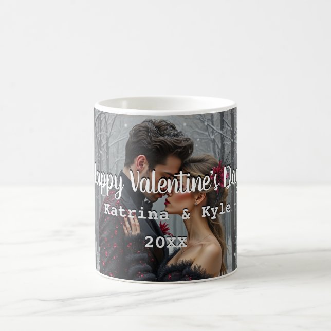 Mug Photo et nom personnalisés pour la Saint-Valentin  (Centre)