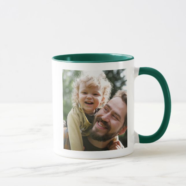 Mug Photo et texte personnalisé (Droite)