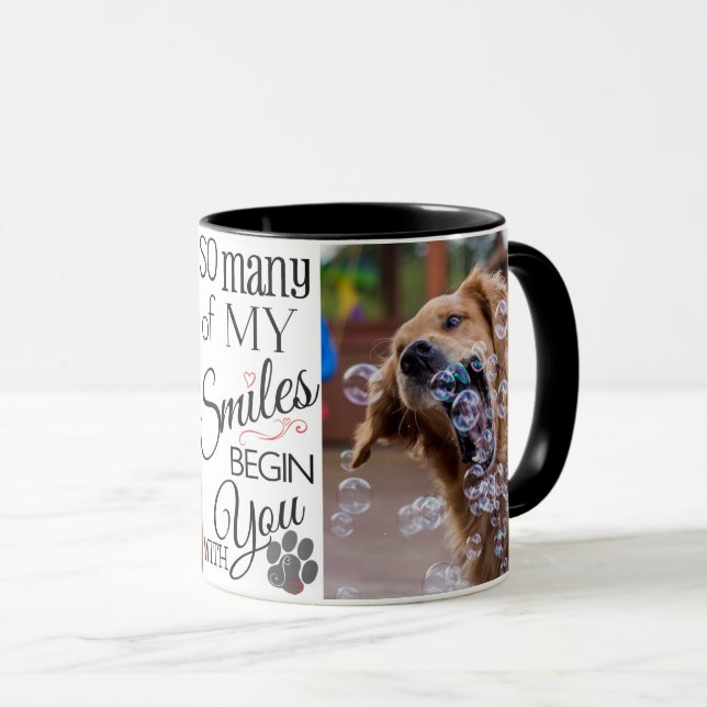 Mug Photo faite sur commande d'animal familier de tant (Devant droit)