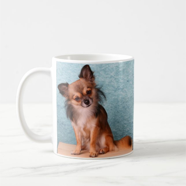 Mug Photo faite sur commande de chien de chiwawa (Gauche)