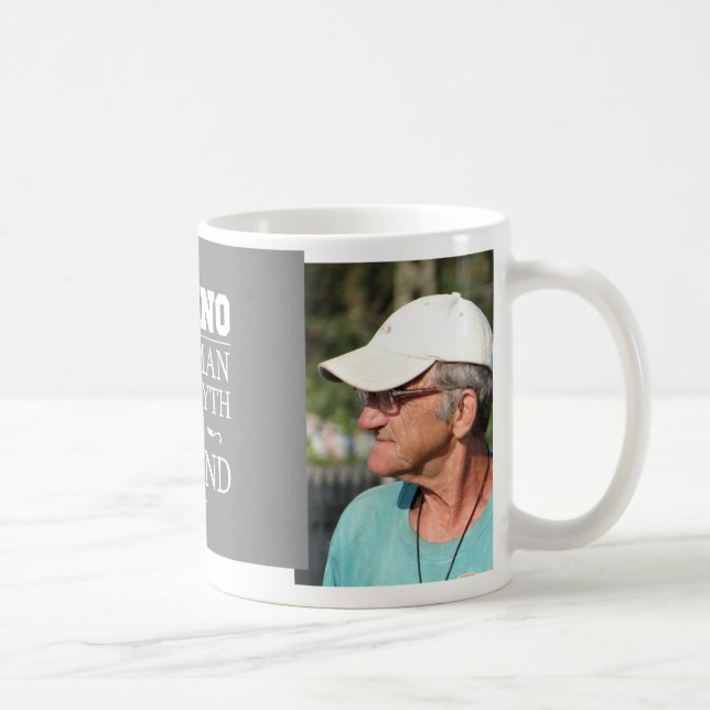 Mug Photo faite sur commande Nonno la légende (Droite)