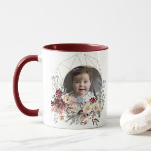 Mug Photo florale romantique