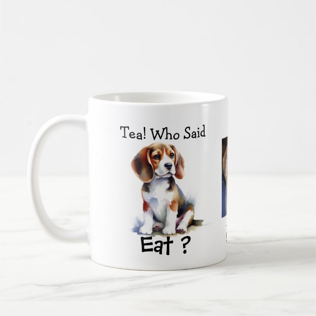 Mug Photo & Funny BEAGLE Personnaliser (Gauche)