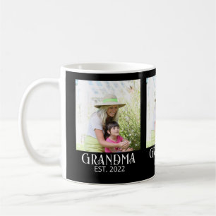 Mug Photo Grand-mère a créé Script Noir 3