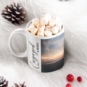 Mug Photo Joyeux Couple Engagé