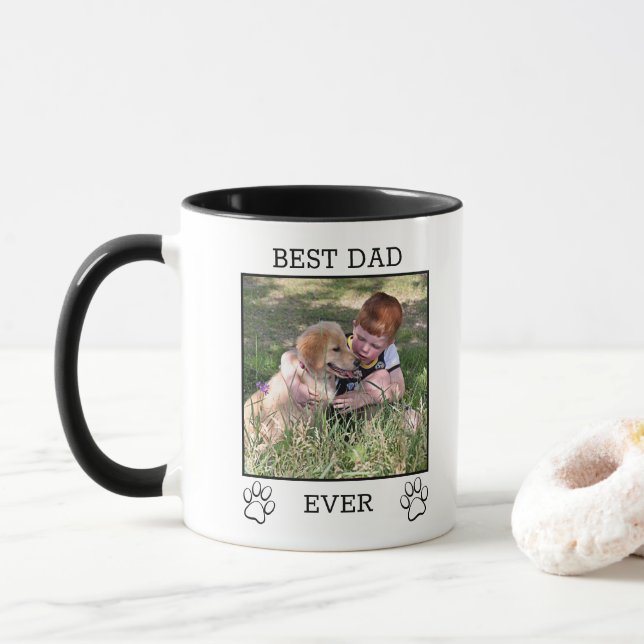 Mug Photo la plus mignonne et amusante de Maman ou Pap (Avec donut)
