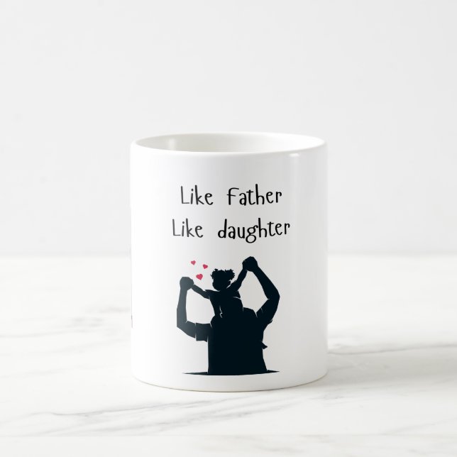 Mug Photo Like Père Like fille/fils (Centre)