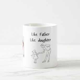 Mug Photo Like Père Like fille/fils