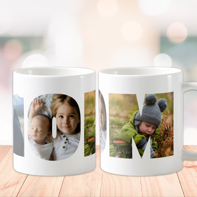 Mug Photo Maman personnalisée Photo personnalisée (Créateur téléchargé)