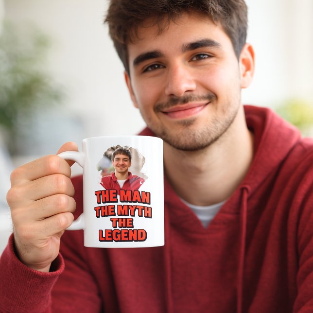 Mug Photo man mythe légende nom fun (Créateur téléchargé)