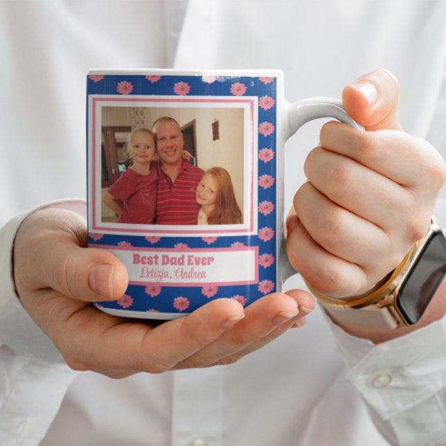 Mug Photo Meilleur Papa Citation  (Créateur téléchargé)