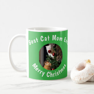 Mug Photo Meilleure Maman de Chat Personnalisable Nom