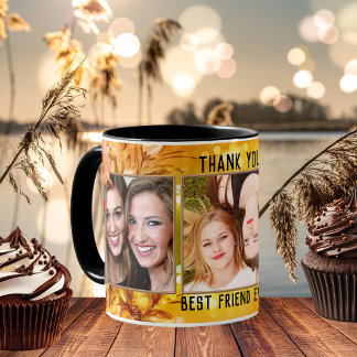Mug Photo Merci Meilleure Amie Douce comme du Miel
