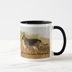 Mug Photo multipliée pure de berger allemand sur la