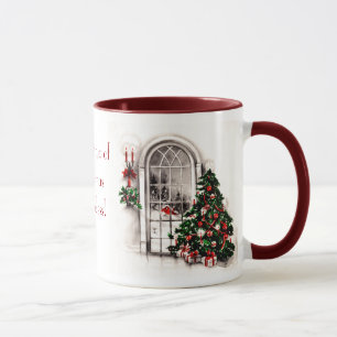 Mug Photo Musique de la fenêtre de Noël