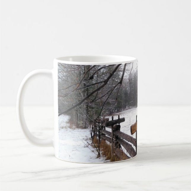 Mug Photo originale - Snowy Winter Scenery (Gauche)