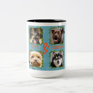 Mug photo personnalisé avec des animaux de compagn