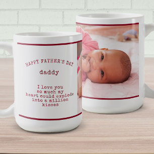 Mug Photo personnalisé avec un poème pour la fête des
