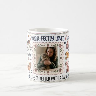 Mug Photo Personnalisé Chat - Cadeau pour les Amou