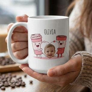 Mug Photo personnalisé de bébé pour son 1er anniversai