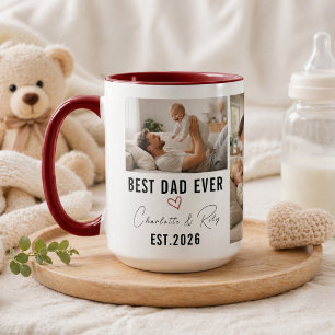 Mug Photo PERSONNALISÉ du MEILLEUR PAPA Fête des Pères