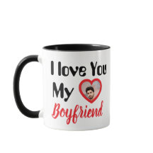 Mug Photo personnalisé "Je t'aime mon petit ami" p