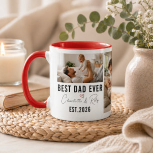 Mug Photo PERSONNALISÉ MEILLEUR PAPA Fête des Pères pe