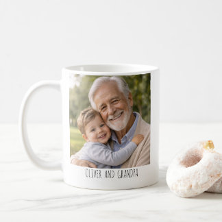 Mug Photo Personnalisé – “Meilleur Papy du Monde”