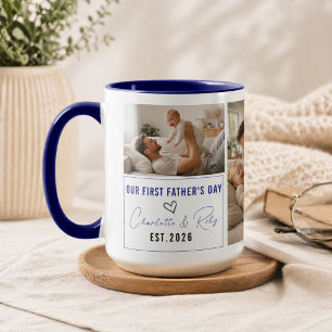 Mug photo personnalisé – Notre premier jour de la