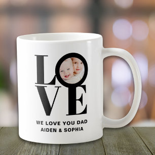 Mug Photo personnalisé On t'aime Papa