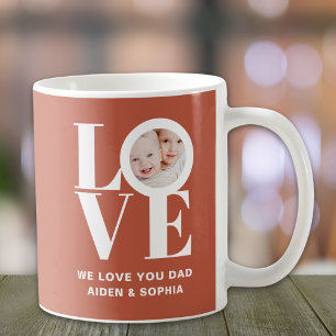 Mug Photo personnalisé On t'aime Papa 