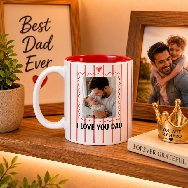 Mug Photo Personnalisé Papa (Créateur téléchargé)